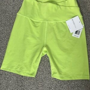 Beyond Yoga Women's Bright Green Bike Shorts